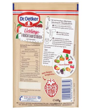 Buy Dr.Oetker Fruit Spread 68g - Delicious International Shipping Available! - Buy Online on SooperMarket.com