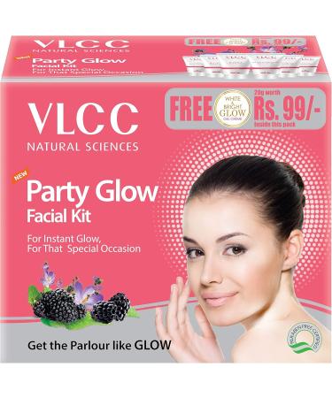 Buy VLCC Party Glow Facial Kit (60gm) - Brighten Your Skin for Any Occasion | Shop Internationally - Buy Online on SooperMarket.com