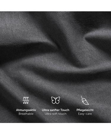 Laleni 2 Set Fertilizer Sheet - OEKO-TEX Certified 100% Cotton Clamping Cloth Jersey Baby - Breathable Anthracite Oval 38x77 cm 135 g/m - International Shipping Available - Buy Online on SooperMarket.com