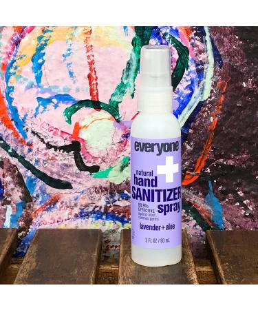 Everyone for Every Body Hand Sanitizer Spray - Lavender and Aloe - 2 oz (6 Pack) - 12 fl oz - Buy Online on SooperMarket.com