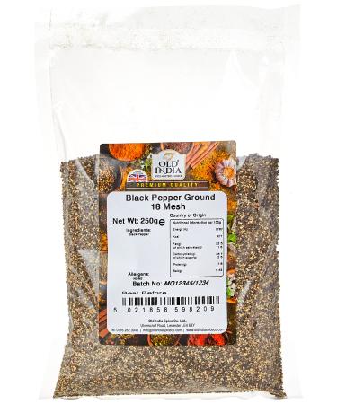 Old India Black Pepper Ground 18 Mesh 250g