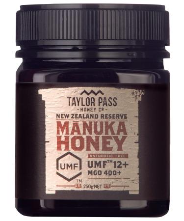 Taylor Pass Honey Co. Manuka Honey MGO400+ UMF12+ | Sustainable New Zealand Honey | (Manuka UMF12+/MGO400+)