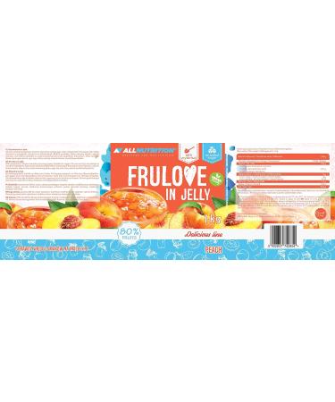 ALLNUTRITION Sugar Free Peach Jam - 1000g Vegan-Friendly Low Calorie Spread - Buy Online on SooperMarket.com