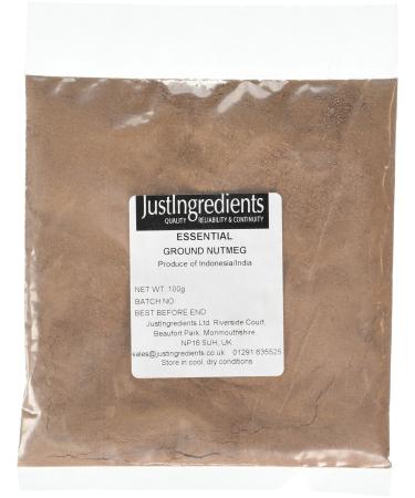 JustIngredients Essentials Nutmeg Ground 100 g 100 g (Pack of 1)