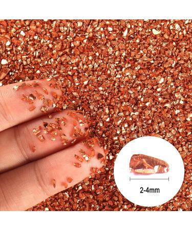 Ceya 5.3oz/150g Crushed Bronze Metallic Glass Chips for Nail Art & Crafts - Buy Online on SooperMarket.com