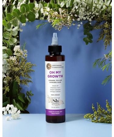 Soapbox Oh My Growth Lengthening Vitamin Booster Treatment - Biotin Vegan Collagen & Vitamins A & C 5oz | Vegan & Cruelty-Free Hair Growth Solution for All Hair Types - Buy Online on SooperMarket.com