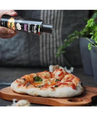 3 Garlic Spice Oil 200ml | Perfect for Pizza Pasta Meat & Vegetables | No Artificial Flavors No Palm Fat - International Shipping - Buy Online on SooperMarket.com
