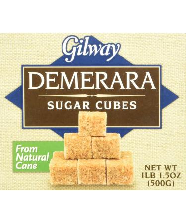 Gilway Demerara Sugar Cubes , 1.50 Ounce (Pack of 2)