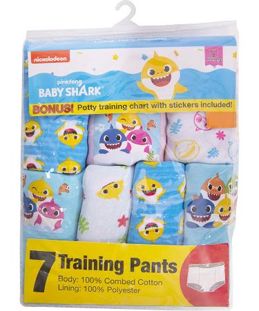 Baby Shark 2T Pink Potty Training Pants 7-Pack | Cute and Comfortable - Buy Online on SooperMarket.com