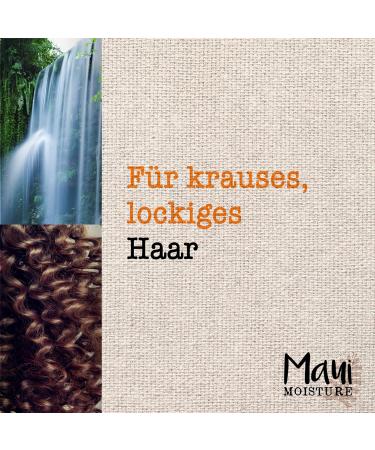 Maui Moisture Curl Care Hair Mask - Coconut Oil & Papaya Extract | Moisturizing Curl Smoothie for Curly Hair (400ml) - Buy Online on SooperMarket.com