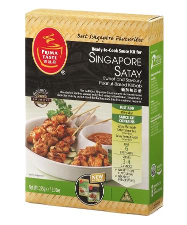 Prima Taste Singapore Satay Ready to Cook Sauce Kit 275 g