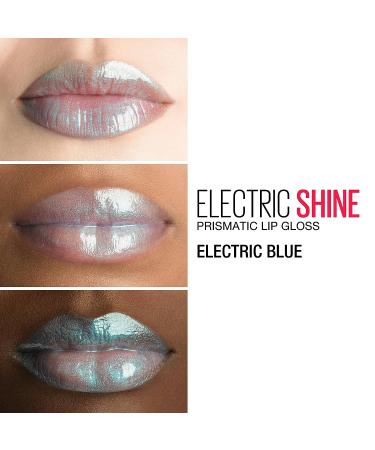 Maybelline Lip Studio Electric Shine Prismatic Lip Gloss in Electric Blue - 0.17 fl. oz - Buy Online on SooperMarket.com