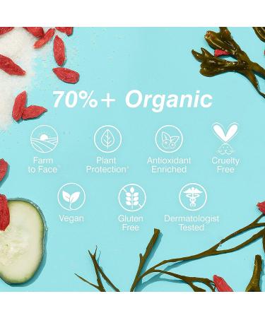 Coola Organic Vital Rush Skin Renewal Serum - Dermatologist Tested - Vitamin C & Hyaluronic Acid - 1 Fl Oz - Buy Online on SooperMarket.com