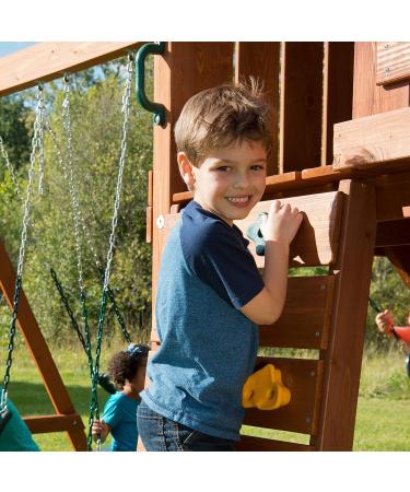 Swing-N-Slide Climbing Rocks Set - 12-Piece Kit with Hardware for Outdoor Playsets - Buy Online on SooperMarket.com