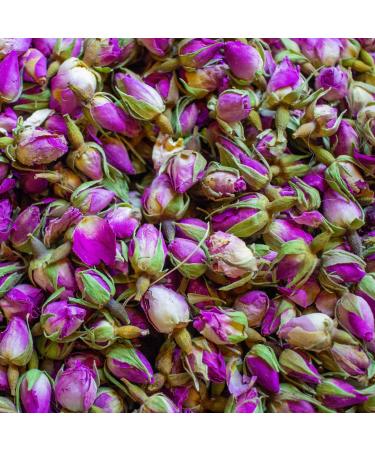 Drink Botanicals Ireland Edible Dried Pink Rose Buds | Non GMO | Natural | Dry Rose For Soap Making & Tea Cocktail Garnishes Flowers Decorations Confetti | 100 Grams