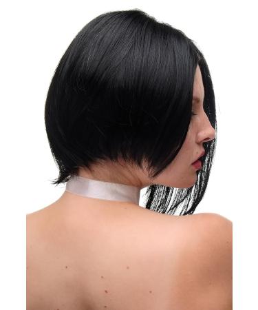 Shop WIG ME UP Women's Short Bob Wig - Boldly Parted Asymmetrical Black GF-W2202-1 | International Shipping Available - Buy Online on SooperMarket.com