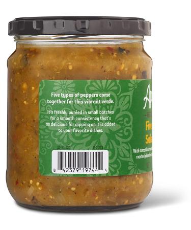 Amazon Brand Aplenty 5 Pepper Salsa Verde - Medium 15.5 oz - Buy Online on SooperMarket.com