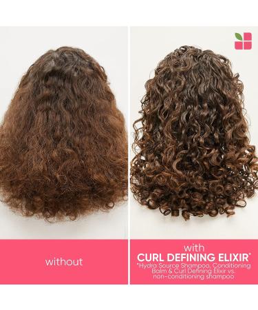 Biolage Styling Curl Defining Elixir 4.2 Fl. Oz - Frizz Control, Natural Shine, Paraben-Free, Vegan - Buy Online on SooperMarket.com