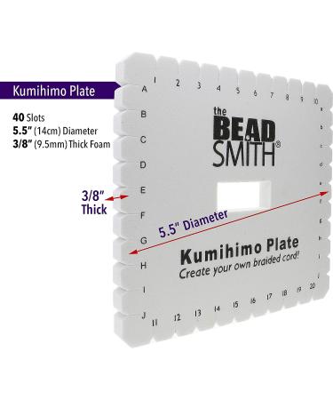 6 Square Kumihimo Disk - Dense Foam Jewelry Tool for Braiding - Buy Online on SooperMarket.com