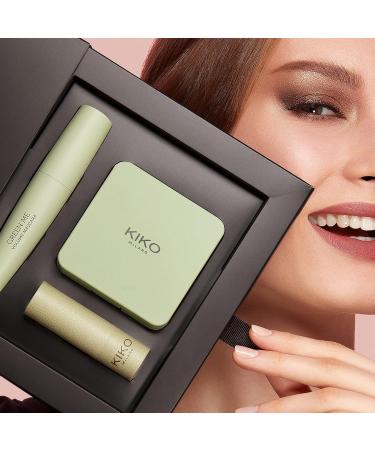 KIKO Milano Green Me Make-Up Set - Eye Palette, Volume-Enhancing Mascara & Matte Lipstick - Buy Online on SooperMarket.com