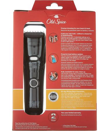 Old Spice Beard & Head Trimmer by Braun - Red/Black Quality Grooming Tool for Men Ships Internationally - Buy Online on SooperMarket.com