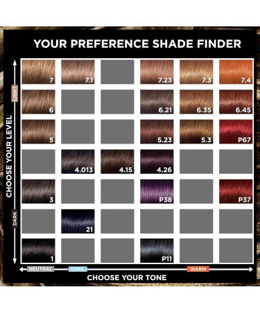 L'Oreal Paris Preference Hair Dye 5.3 Virginia - Long Lasting Luminous Permanent Hair Colour - Buy Online on SooperMarket.com