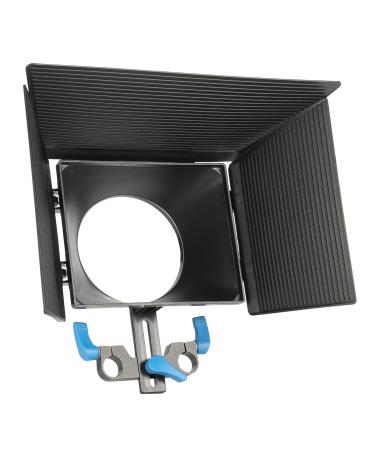 MARSRE DSLR Matte Box for Canon Nikon Sony Panasonic and Other DSLR Video Cameras and DV Camcorders Fits 15mm Rod Film Making System