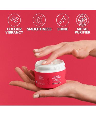 Wella Professionals Invigo Color Brilliance Coarse Hair Colour Mask 150ml - Buy Online on SooperMarket.com