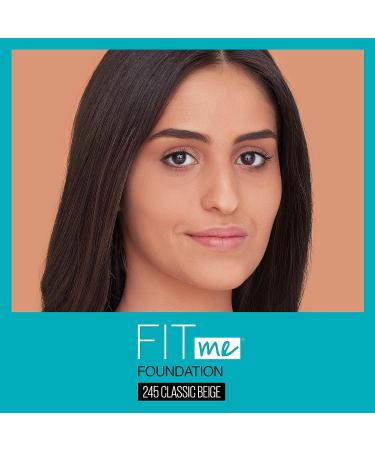 Maybelline Fit Me Matte + Poreless Liquid Foundation, Classic Beige 1 fl oz (Pack of 1) - Buy Online on SooperMarket.com