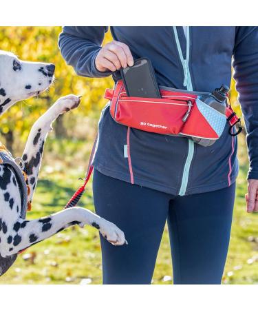 Kurgo Trail Running Belt - Hands-Free Dog Running Belt for Jogging & Hiking | Adjustable Reflective & Includes 295ml Water Bottle - Buy Online on SooperMarket.com