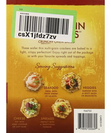 Crunchmaster Multi Grain 6 Seed Cracker 14 Oz Sesame - Pack of 2 - Buy Online on SooperMarket.com