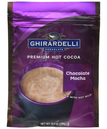 Ghirardelli Hot Cocoa Mix Mocha 10.5 oz bag pack 6 mocha 10.5 Ounce (Pack of 6)