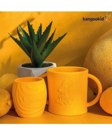Kangookid Open Cup Set for Baby | 2 Handled Silicone Cups for Toddlers | Baby Led Weaning & Independent Drinking | Yellow | 6+ months - Buy Online on SooperMarket.com
