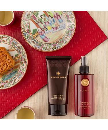HARNN Skin Purifying Body Scrub Oriental Rose | Gentle Exfoliating Scrub with Coenzyme Q10 150g - Perfect for All Skin Types - Buy Online on SooperMarket.com