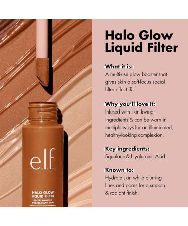 e.l.f. Halo Glow Liquid Filter + Hydrating Camo Concealer (Complexion Booster and Satin Finish Concealer) - Buy Online on SooperMarket.com