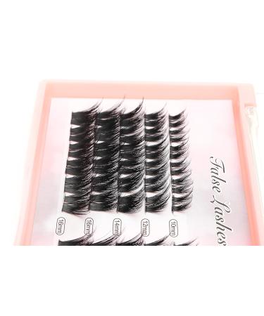 Natural Long Individual False Eyelashes Set | 10-16mm Volume Cluster Lashes for Dramatic Looks | Soft Wide Stem DIY Eyelash Extensions - Buy Online on SooperMarket.com