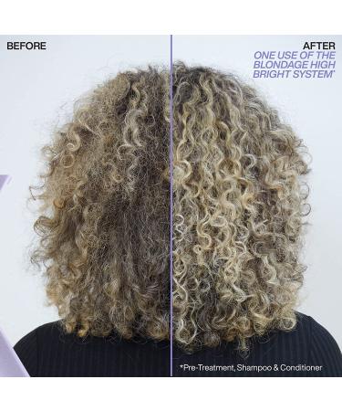 Redken Blondage High Bright Pre Treatment - Brightens Blonde Hair Instantly - Vitamin C Enhanced 8.5oz - Buy Online on SooperMarket.com