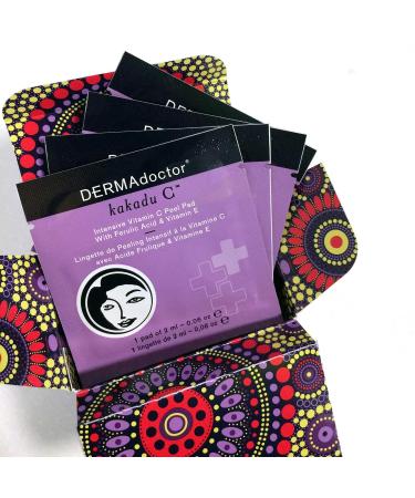 Buy DERMAdoctor Kakadu C Intensive Vitamin C Peel Pad - 30 Count | Brightening Exfoliating Pads for Radiant Skin | International Shipping Available - Buy Online on SooperMarket.com