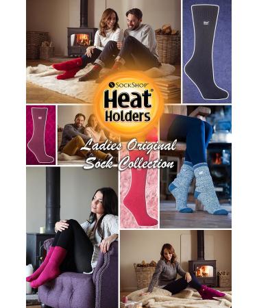 HEAT HOLDERS Ladies Winter Thermal Socks - Extra Warm Cuddle Socks (Gift Idea) 37-42 Rosebud Navy - Buy Online on SooperMarket.com