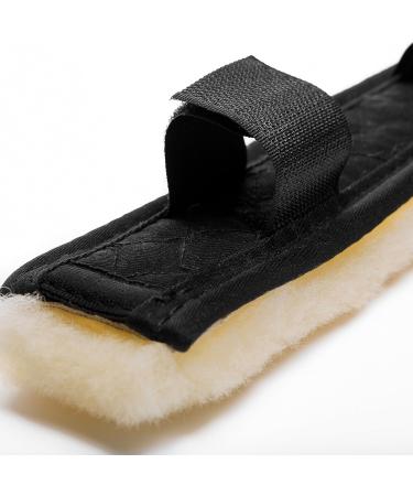 Buy Werner Christ Tournament Genickschoner - Premium Lambskin Horse Neck Protection | Real Fur Halter & Bridle Black Sheepskin One Size (32 cm) - Buy Online on SooperMarket.com
