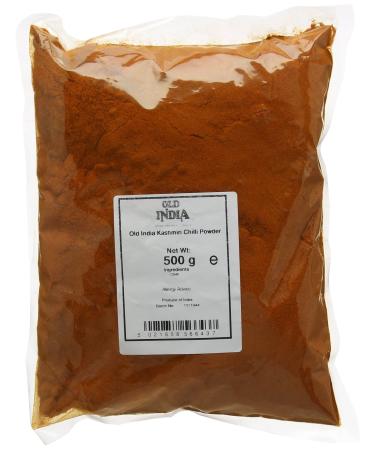 Old India Kashmiri Chilli Powder 500 g 500 g (Pack of 1)