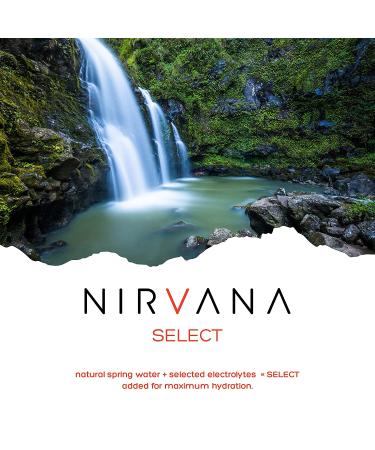 Nirvana Select Premium Natural Spring Water with Electrolytes - 0.5L Bottle (12 Pack) - Buy Online on SooperMarket.com