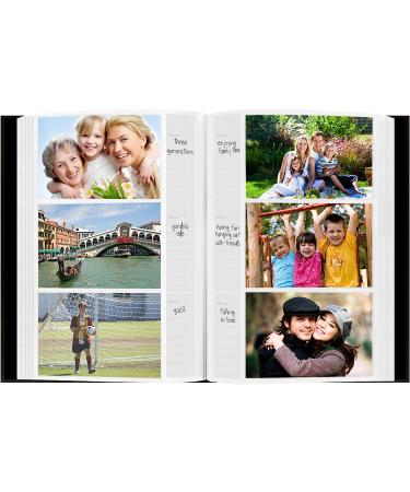 Pioneer Black Leather Photo Album - Holds 300 4x6 Photos, BookBound, Bi-Directional, 3 Per Page - Buy Online on SooperMarket.com