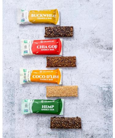 Glutenull Bakery Individually Wrapped Gluten-Free Breakfast Energy Bar Raw Hemp 12 Count - Buy Online on SooperMarket.com