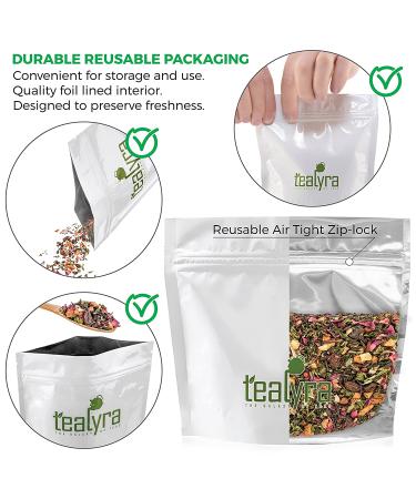 Tealyra Berry Rose Slenderize Pu Erh Green Oolong Tea Blend - 5-Year Aged - 220g - Weight Loss Diet Tea - All Natural - 7.76 oz / 220g - Buy Online on SooperMarket.com