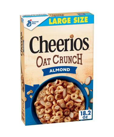 Cheerios Oat Crunch Almond Breakfast Cereal, 18.2 oz