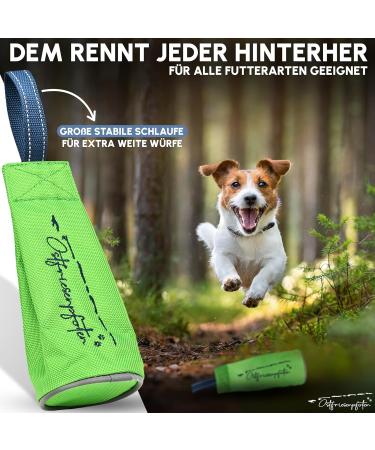 Ostfriesenpfoten Durable Feed Bag Enno | Neongr n Size S | Washable Feed Dummy & Agility eBook | Perfect for All Dog Breeds - Buy Online on SooperMarket.com