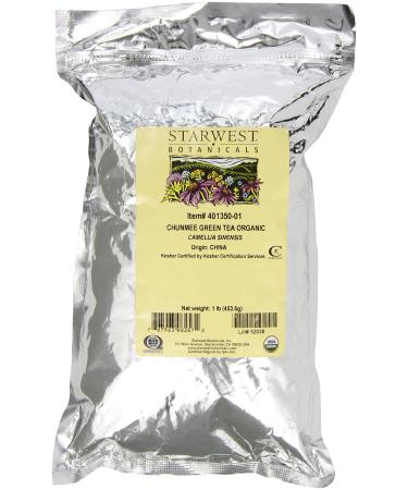 Starwest Botanicals Organic Chunmee Green Tea 1 lb (453.6 g)