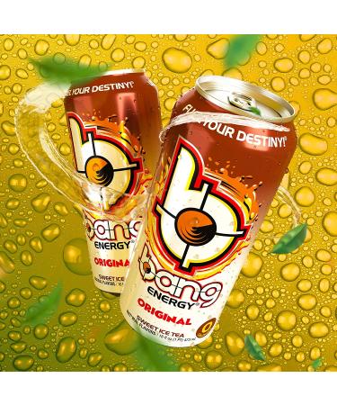 Bang Energy Sweet Ice Tea Sugar-Free Energy Drink 16oz (Pack of 12) - Original Flavor - Buy Online on SooperMarket.com