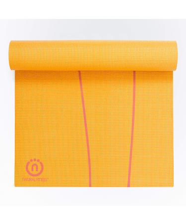 Natural Fitness Natural Fitness Eco-Smart Yoga Mat Orange/Red Rock 6mm